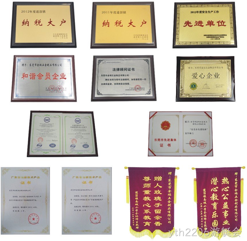 荣誉证书 荣誉证书